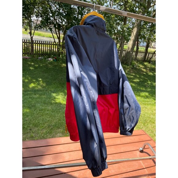 Xerox Worldwide Partner Olympic Windbreaker Jacket Medium Men's Zippered Hood - Picture 9 of 12